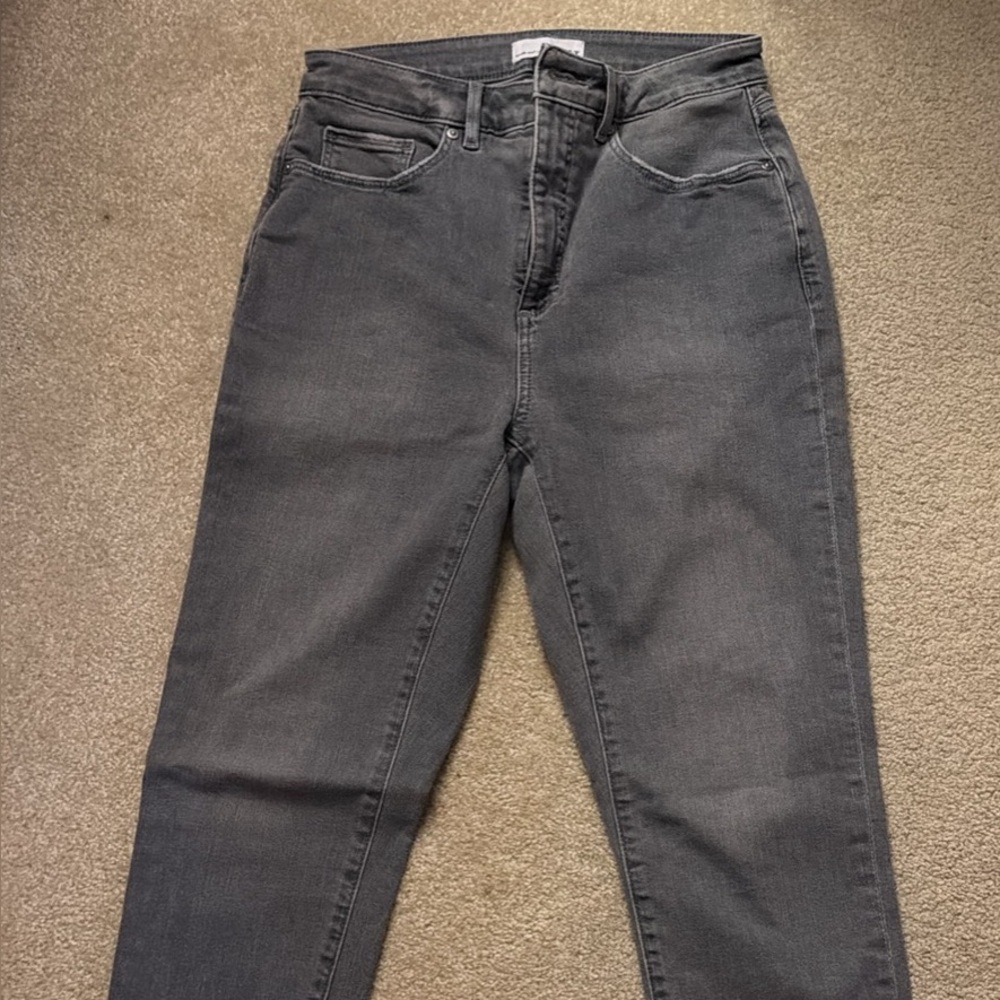 LOFT Women's Skinny Jeans in Charcoal Gray